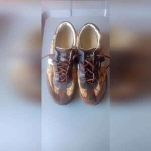 coach kathleen , size 8, color brown & tan